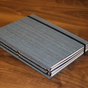 Carnet de notes Dori Traveler fait main - Rechargeable avec inserts - Journal de voyage - Carnet de notes - Bullet Journal - Bloc à croquis