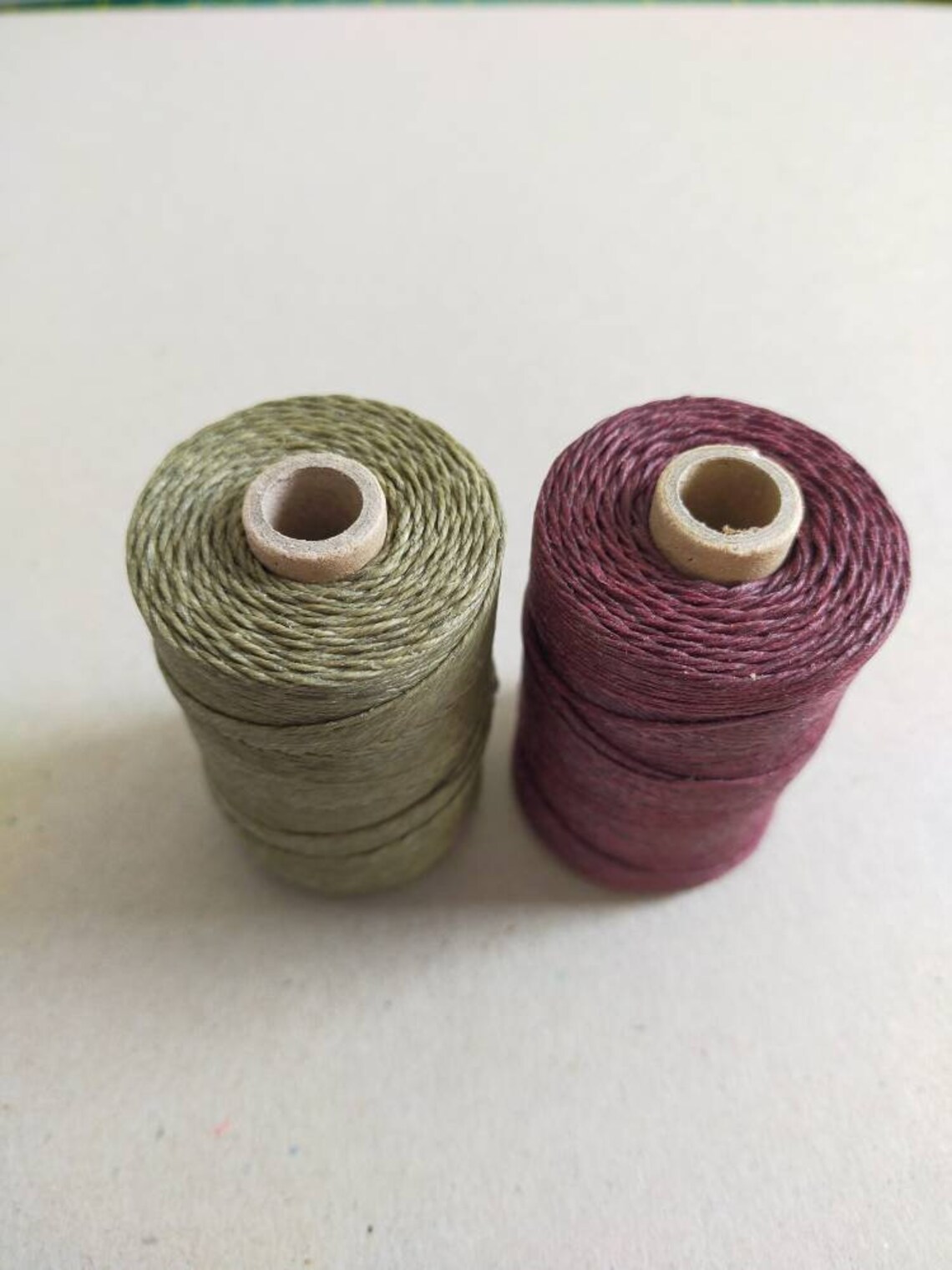 Crawfords 4 ply Waxed Linen Thread 10m 10.5 yd Bookbinding Etsy