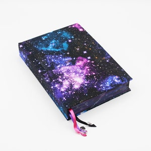 The Nebula Journal - Thick Handmade Notebook - 400 Pages - Colorful - Painted Edge