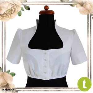 Size 48 - Dirndl blouse-136 - Download pattern
