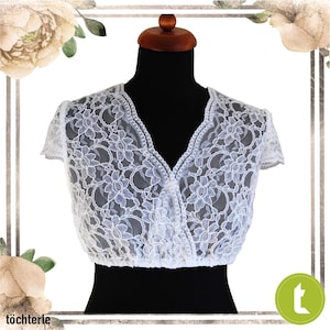 Size 38 - Dirndl blouse-138 - Download pattern