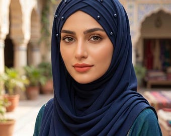 WANDIC - Spille per Hijab, 50 Pezzi, in Bianco e Nero, per Hijab Sari e Hijab spilli di Sicurezza per bloccare in Modo Sicuro Vestiti del Bambino, Sciarpa, Decorazione