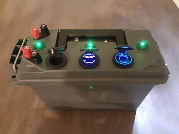 Camping and Fishing Power Battery Box Build 