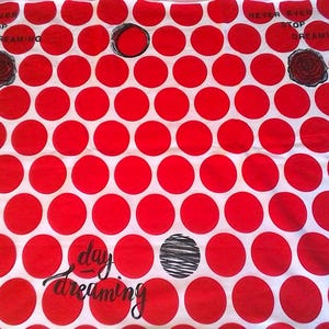 Sweat red big dots Lillestoff