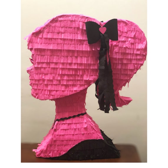 silueta de la cabeza de barbie