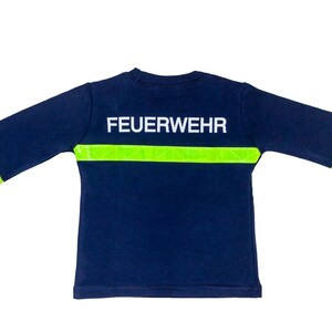 Schlafanzug Kinder Feuerwehrmann Feuerwehr Kinderschlafanzug Jungen blau Jungs Kostüm Kinderkostüm Baumwolle Pyjama Kinderpyjama zweiteilig Bild 3