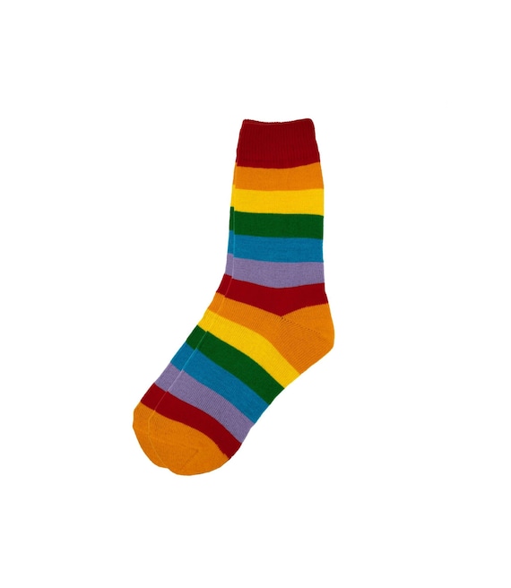 Kosciuszko ganso Inaccesible Calcetines de rayas de colores calcetines de lana calcetines - Etsy México