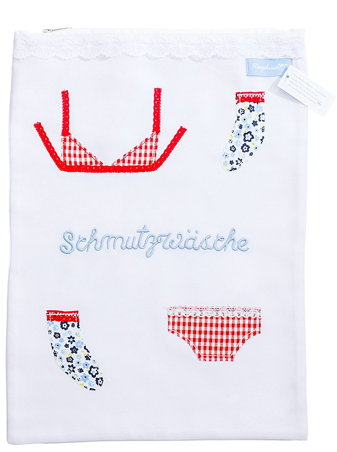 Süßes Kosmetiktäschchen 'Lieblingsmensch' – Fair Trade Baumwolle, 12x20 Cm, Perfekt Als Geschenk