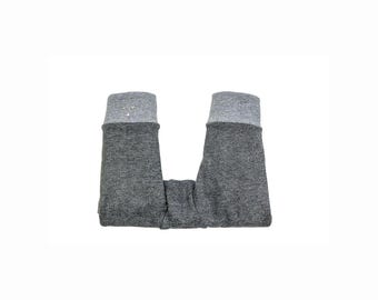 Stroller Gloves Stroller Muff Muff Hand Warmer Gloves Stroller Grey Stars 40 x 23 cm 100% Cotton Fairtrade Ringelsuse