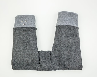 Stroller Gloves Stroller Hand Warmer Gloves Stroller Grey Stars 40 x 23 cm 100% Cotton Fairtrade Ringelsuse
