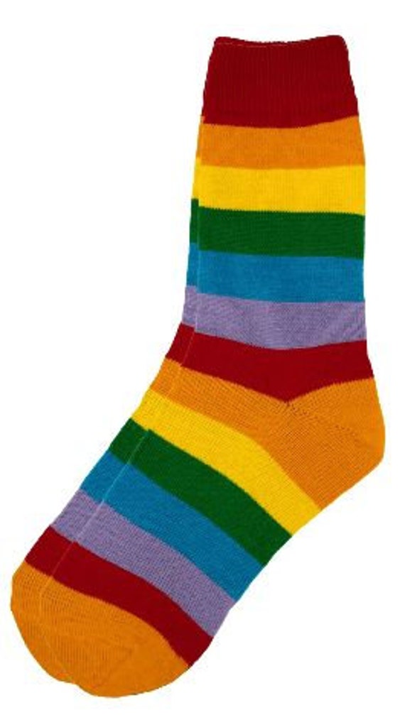 Calcetines de rayas de colores, calcetines de lana, calcetines de