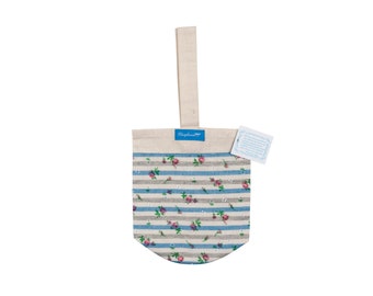 Car Trash can Waste bin for vehicles Car trash can Waste bag Car trash made of fabric 21 x 18 cm Velcro fastener Reusable Colorful