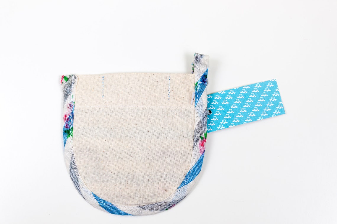 Mini Purse for Bras Underwear Wallet Cotton Flowers Striped 9 Etsy