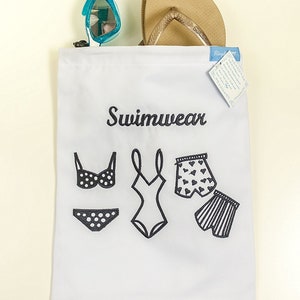 Bikinibag, Bikini Bag, Schwimmbeutel, Schwimmtasche, Swimbag, Bikini-Bag, Beutel nasse Schwimmsachen Swimwear Bild 3