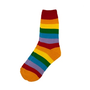 Bunte Ringelsocken Socken Wollsocken Haussocken Ringelringelreihen Bunt Geringelt Unisex Größe 38-45 Fairtrade Ringelsuse Bild 1