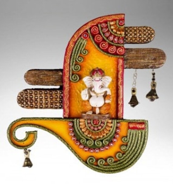 Handmade beautiful Ganesh wall hanging frame Etsy