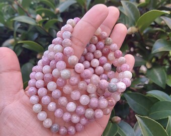 Stretch bracelet- pink tourmaline crystal bracelet- one of a kind jewelry- unique gift for her- crystal jewelry- healing jewelry bracelet