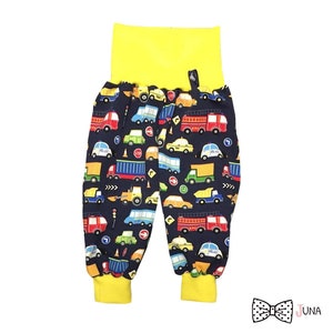 Pumphose &quot;Various Vehicle&quot; Baby Pants Vehicles Cars 62 68 74 80 86 92 98 104 110 116 122 128 Juna Children&#39;s Fashion