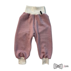 Pumphose &quot;RoséKnit&quot; Baby Pants Fine Knit Knit Pink Old Pink 62 68 74 80 86 92 98 104 110 116 122 128 Juna Children&#39;s Fashion Pink Baby Pants