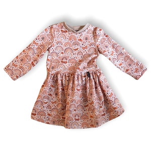 Revolving dress dress Christmas present skirt autumnal dress 62 68 74 80 86 92 98 104 110 116 122 128 Juna children&#39;s fashion Babauba