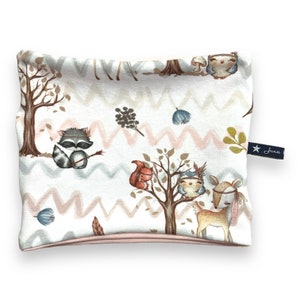 Loop scarf &quot;DormancyWinter&quot; | Loop | Scarf | Cloth | Beanie hat matching in the shop | Juna children&#39;s fashion | Owl Fox Hedgehog Deer Winter Animals Forest animal