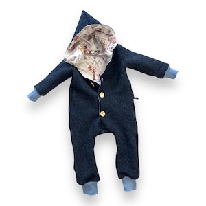 Walk overall Walk suit Overall Walk Jumpsuit Dungarees Baby Pants Romper Suit Baby Suit 62 86 74 80 86 92 98 104 110 56 Beige Natural Wool Walk