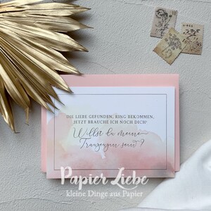 Carte postale pour l’aquarelle de groomswoman
