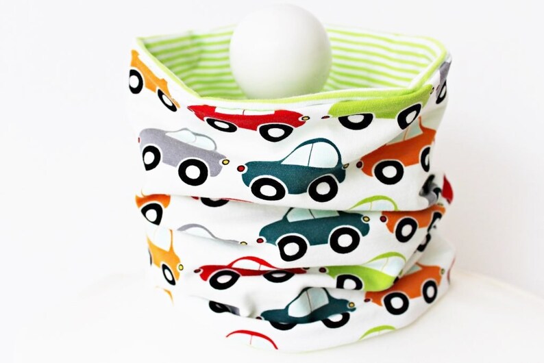 Slip Scarf Cars Colorful image 1