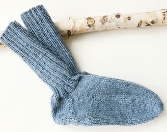 Chaussettes 8 fois gris-bleu taille au choix !