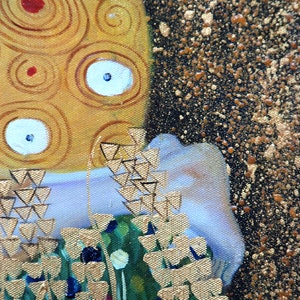 Der Kuss Gustav Klimt Ölgemälde handgemalt Bild 3