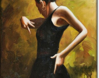 TANGO - PINTURA AL ÓLEO 50 cm x 60 cm