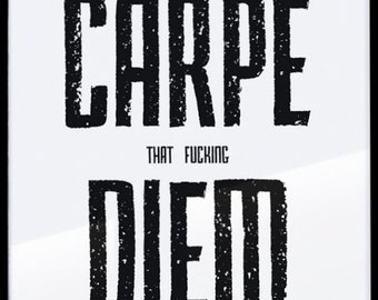 Poster - CARPE DIEM - 50x70cm (B2)