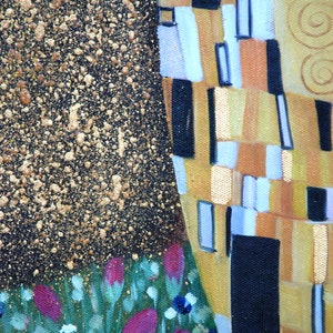 Der Kuss Gustav Klimt Ölgemälde handgemalt Bild 4