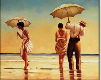 Crazy Dogs - Pintura al óleo pintada a mano