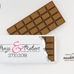 10 chocolate bars wedding individual, personalized chocolate, chocolate individually printed, guest gift wedding, give away image 2