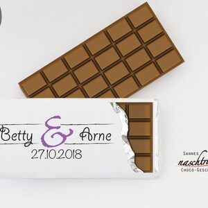 10 chocolate bars wedding individual, personalized chocolate, chocolate individually printed, guest gift wedding, give away image 3