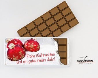 10 Schokotäfelchen "Weihnachten", Weihnachtsgeschenk, Advent, Nikolaus, Schokolade, Geschenk, Weihnachtsschokolade, Weihnachtsmotiv