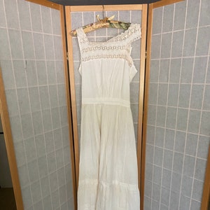 Vintage Antique White Cotton Petticoat Dress 1900s 1910s - Etsy