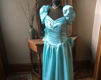 Vintage Turquoise Blue Bridesmaid Dresses