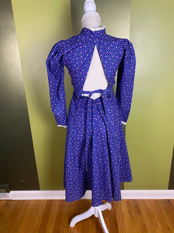 SALE Vintage 1980’s blue Gunne Sax prairie dress,… - image 7