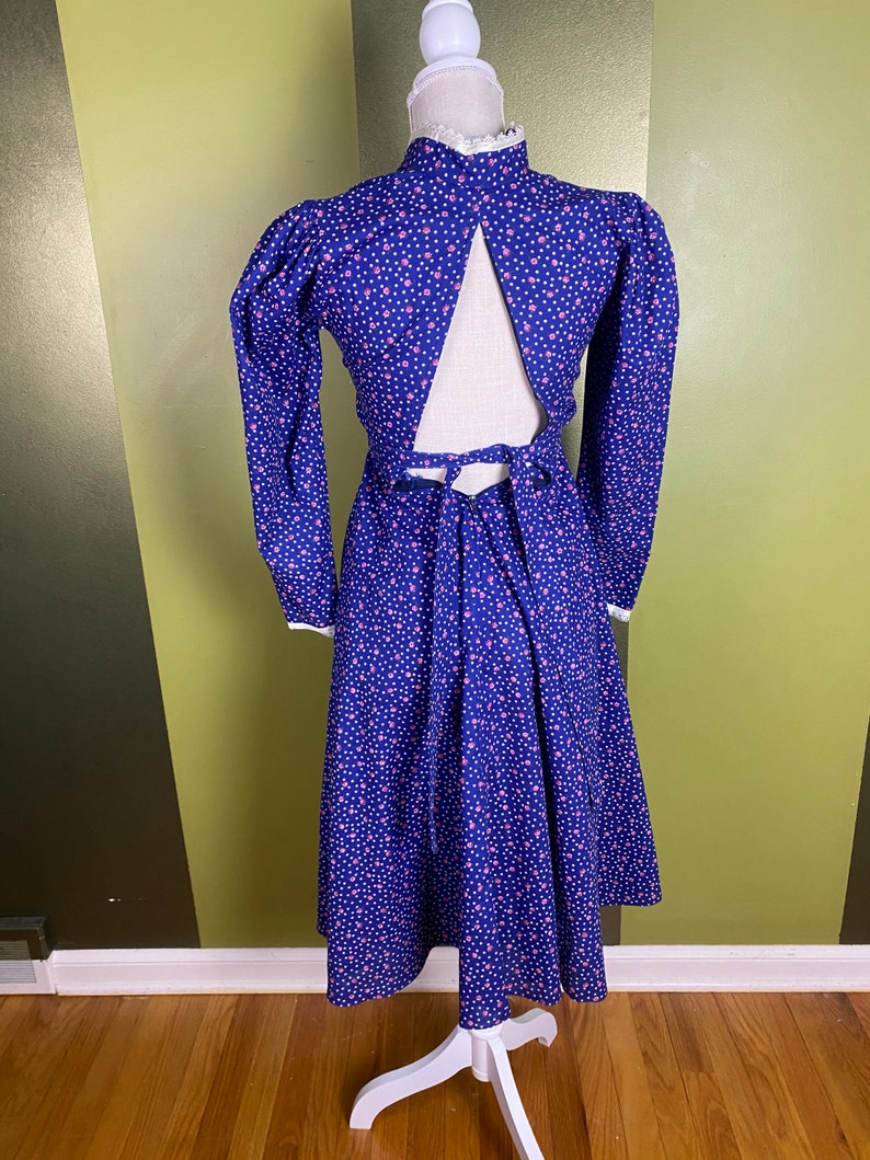 SALE Vintage 1980’s Blue Gunne Sax Prairie Dress, Size 3 - Etsy