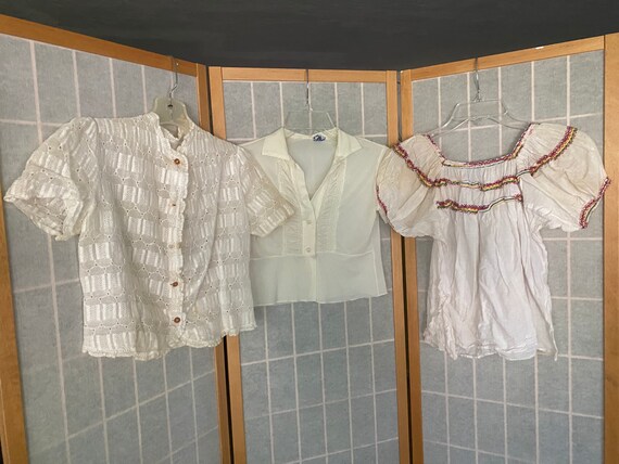 Vintage 1900’s 1950’s womens blouses