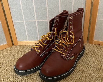 Size 9.5 D - 1970s Brown Zip up Ankle Boots by HANOVER SHOES - Etsy