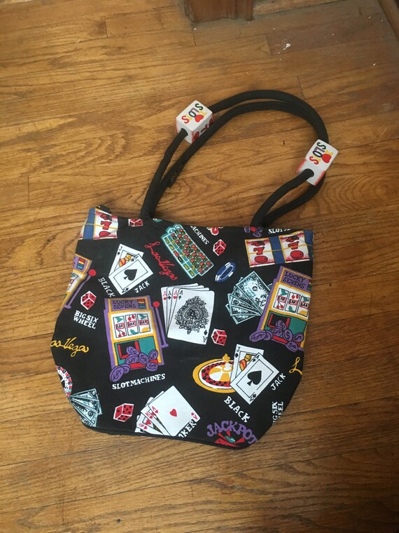 Vintage 1990's Las Vegas Gambling Handbag