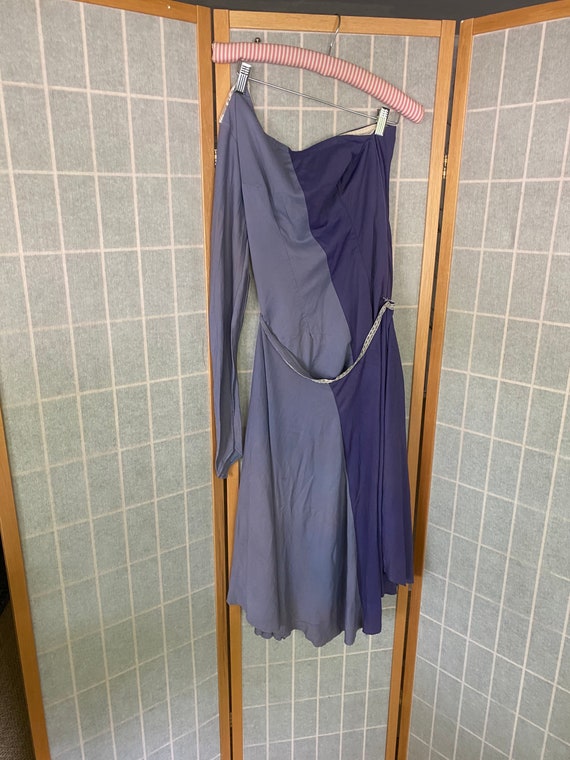 Vintage 1940's Two Tone Purple Dance Costume, Play