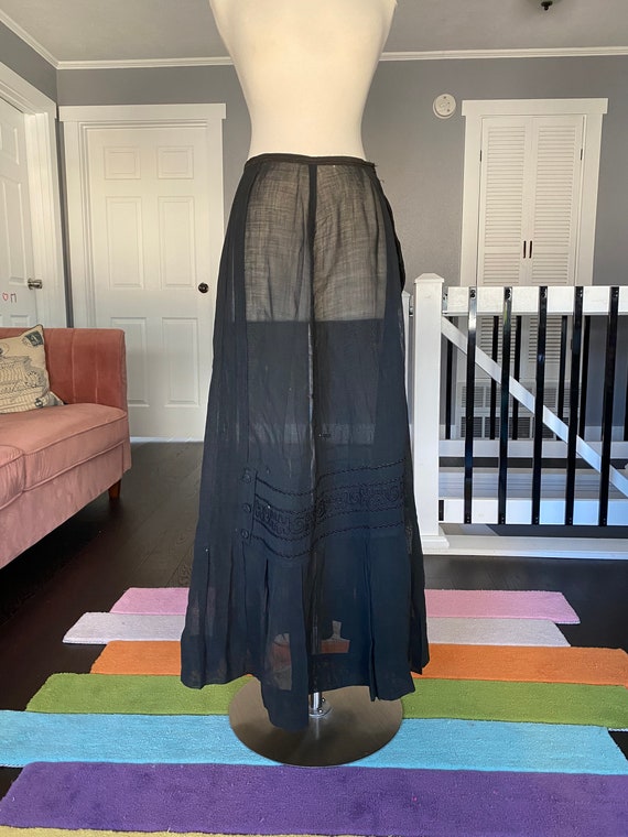 Jupe longue transparente noire hotsell