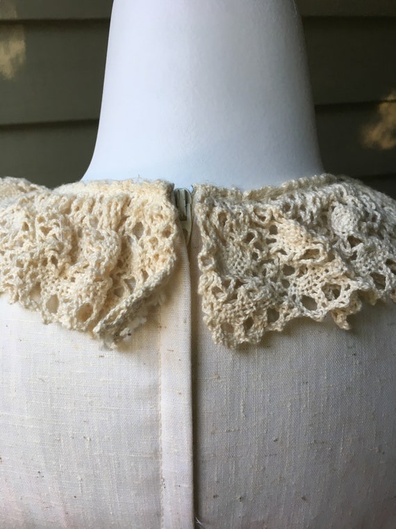 Vintage 1970's Cotton Maxi Dress - image 3
