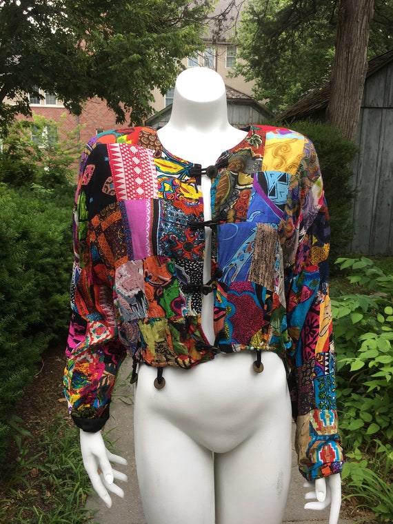 Vintage Quilt-Style Jacket