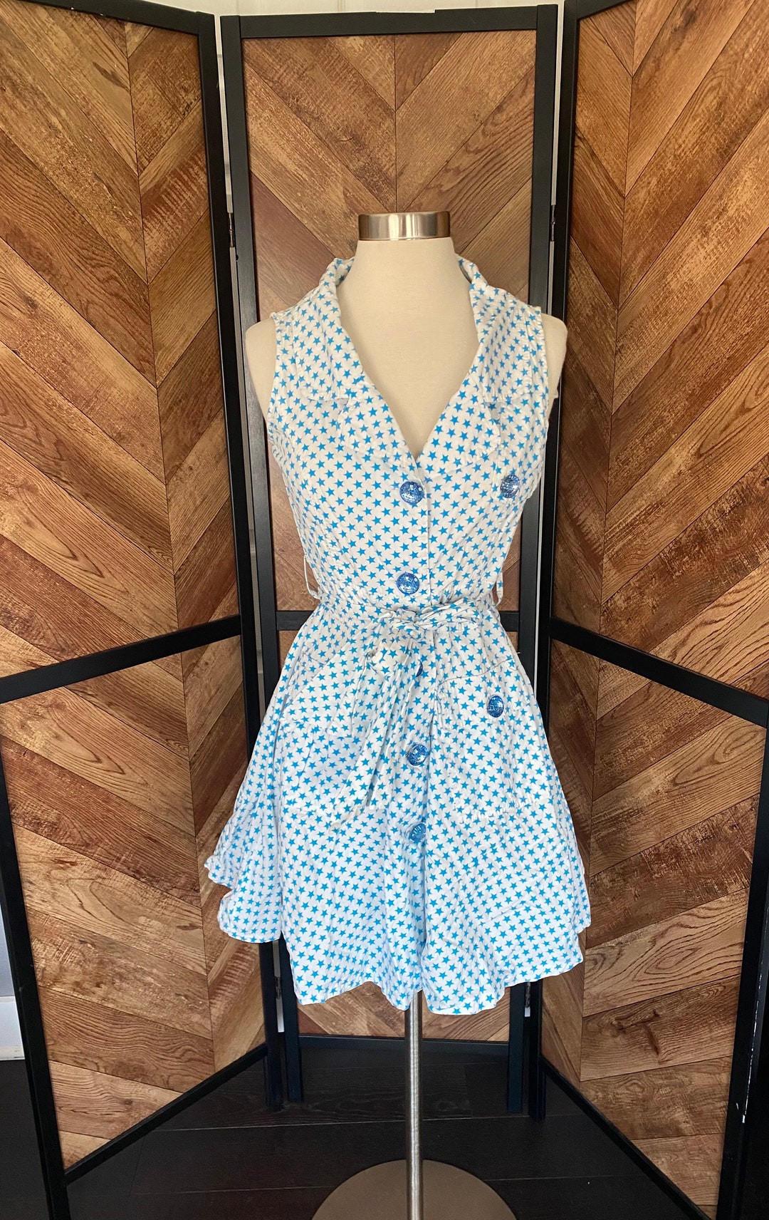 Vintage 90’s playboy white mini dress