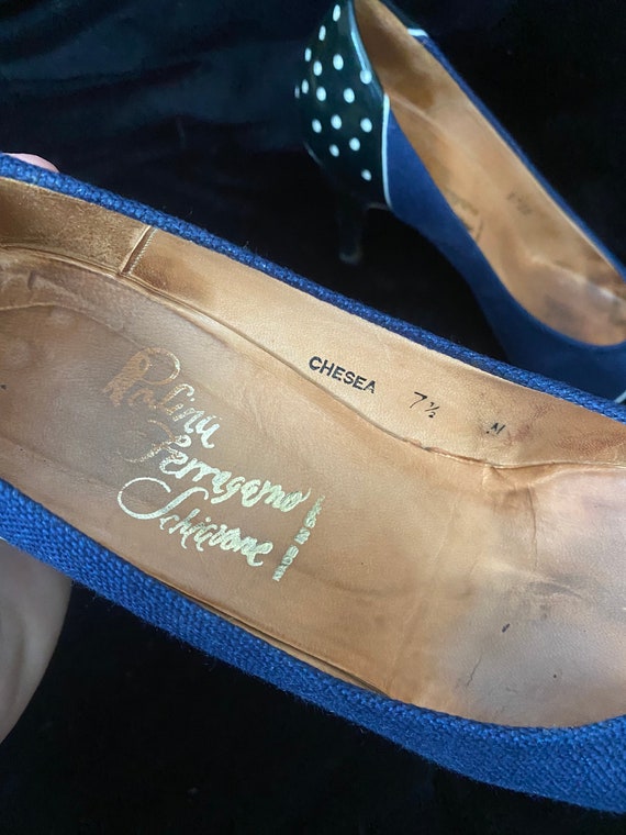 Vintage Rosina Ferragamo schiavone high heels, si… - image 6